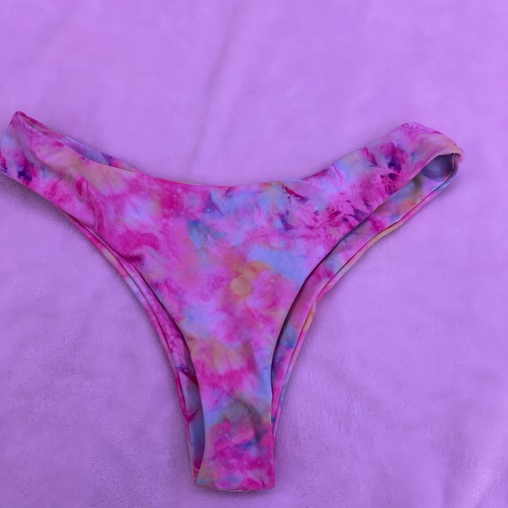 Tie dye bikini bottoms